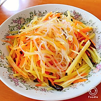 清爽又火辣——炝拌三丝的做法图解13