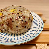 藜麦香菇糯米饭团的做法图解3
