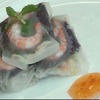 #一蔬一饭皆告白#来一场美食体验，加拿大北极虾紫苏卷的做法图解9