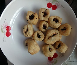 油豆腐包肉炖粉条的做法