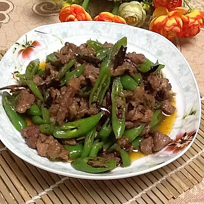 青椒炒羊肉