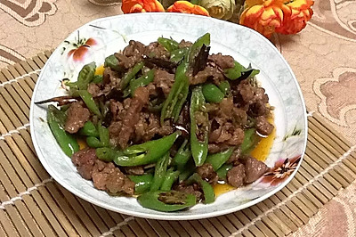 青椒炒羊肉