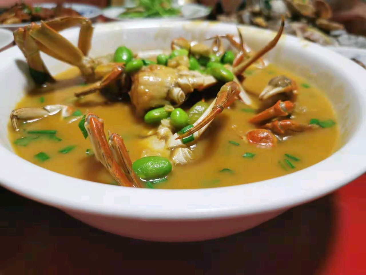 Crab paste soup