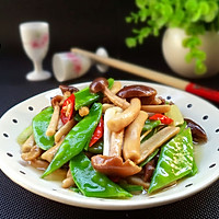 #菁选酱油试用之茶树菇炒兰豆的做法图解11