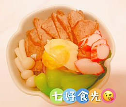 晨钟暮鼓里的鲜香慰藉~~~牛肉五色汤面的做法