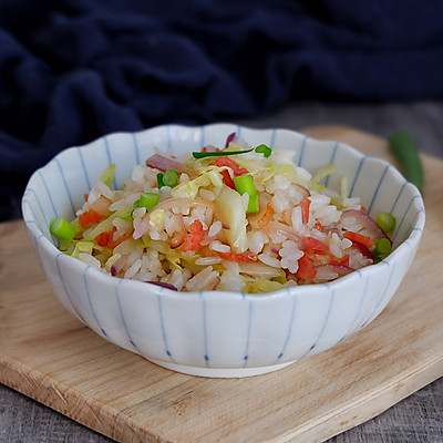 培根包菜炒饭