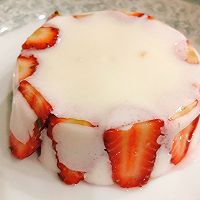 草莓牛奶布丁的做法图解10
