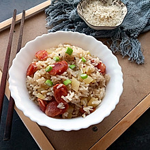 电饭锅腊肠土豆焖饭