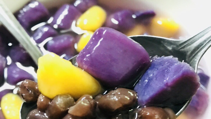 快为你的夏日添上一丝清凉吧～自制芋圆