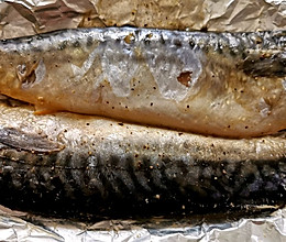 椒盐烤鲭鱼的做法