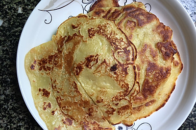 香蕉牛奶玉米饼