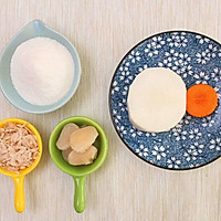 鲜贝萝卜蒸糕 宝宝健康食谱的做法图解1
