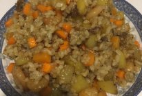 虾仁酱油炒饭的做法
