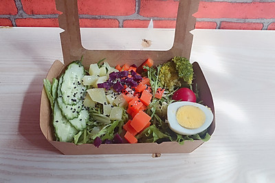 每天一道减脂餐，改善饮食习惯：蔬菜沙拉