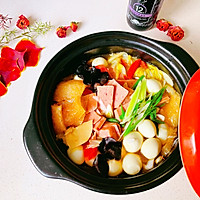 #我心中的冬日限定#冬日肉皮什锦砂锅的做法图解1