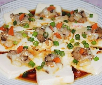 龙利香菇蒸豆腐～～春季美食