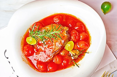 超快手番茄烩鳕鱼