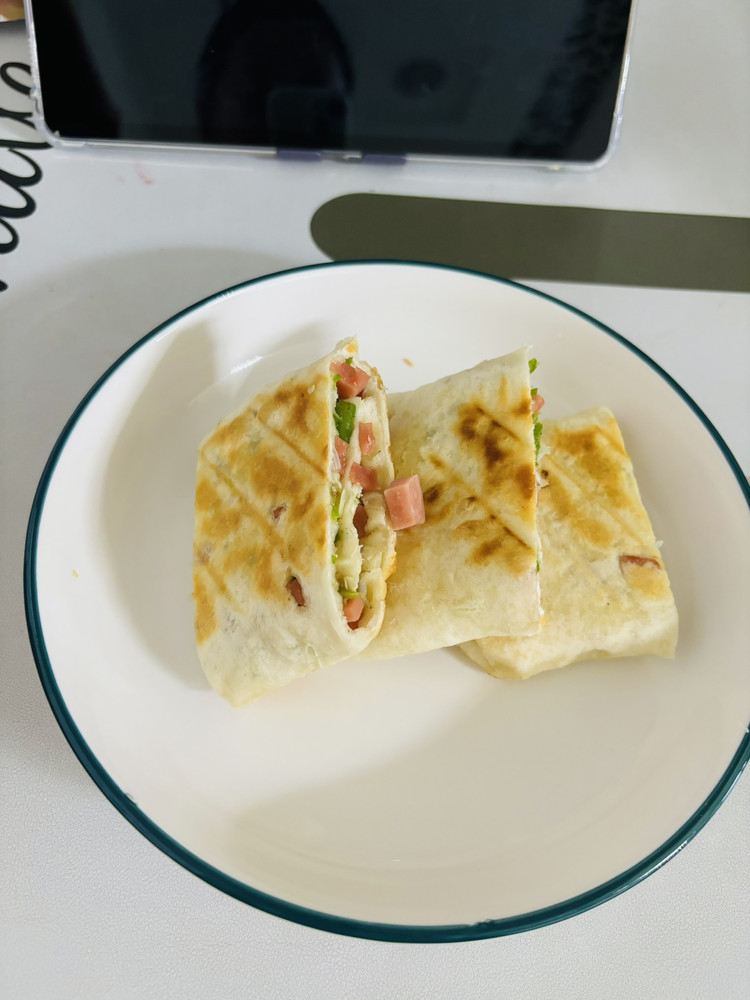 尖椒火腿饼的做法