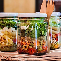 Salad in a Jar罐装沙拉の完美公式的做法图解3