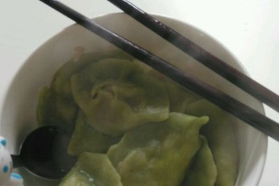 儿童豆芽香菇菠菜饺