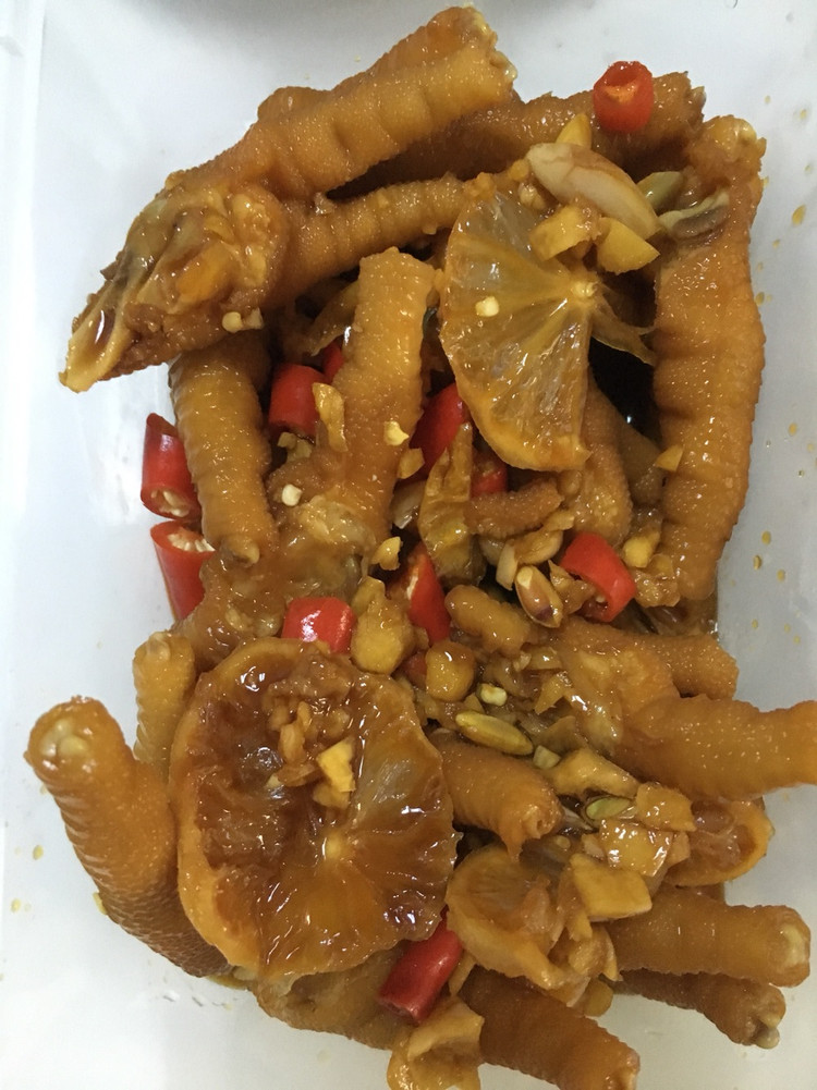 凉拌鸡脚的做法
