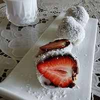 草莓红豆沙糯米糍#换着花样吃早餐#的做法图解6