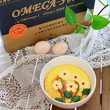 嫩滑的花朵儿鸡蛋羹