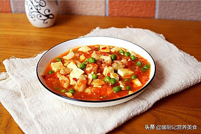 豆腐豌豆烩鱼柳/酸甜微辣开胃，消食减肥