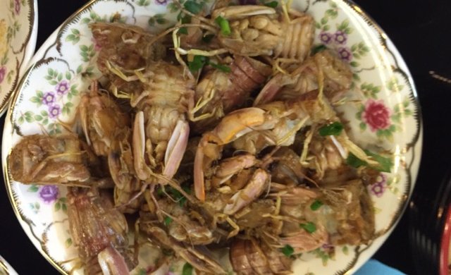 爆炒虾姑