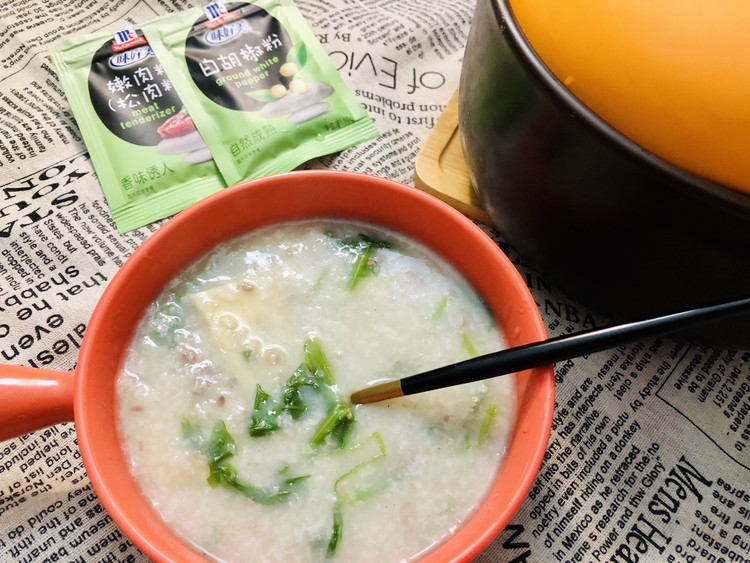 生滚牛肉春笋粥的做法