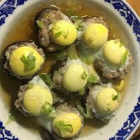 香菇肉馅蒸鹌鹑蛋的做法图解5