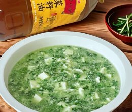 #寻味外婆乡传承春日宴#荠菜豆腐鸡蛋羹的做法