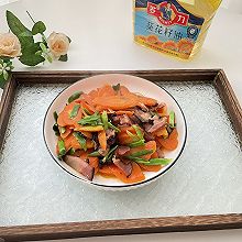 #健康炸味用多力#腊肉炒胡萝卜