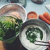 宝宝牌手擀面 花卷 蝴蝶面 面片 疙瘩汤的做法图解2