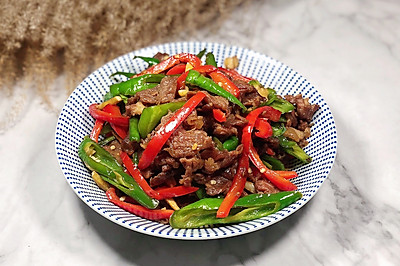怎么也炒不老的辣椒爆牛肉
