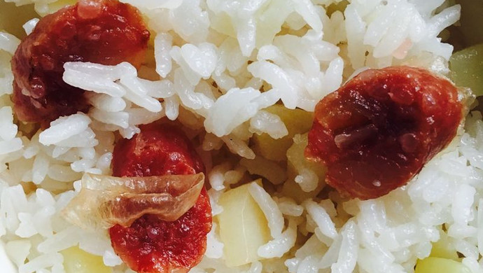 腊肠大米饭图片