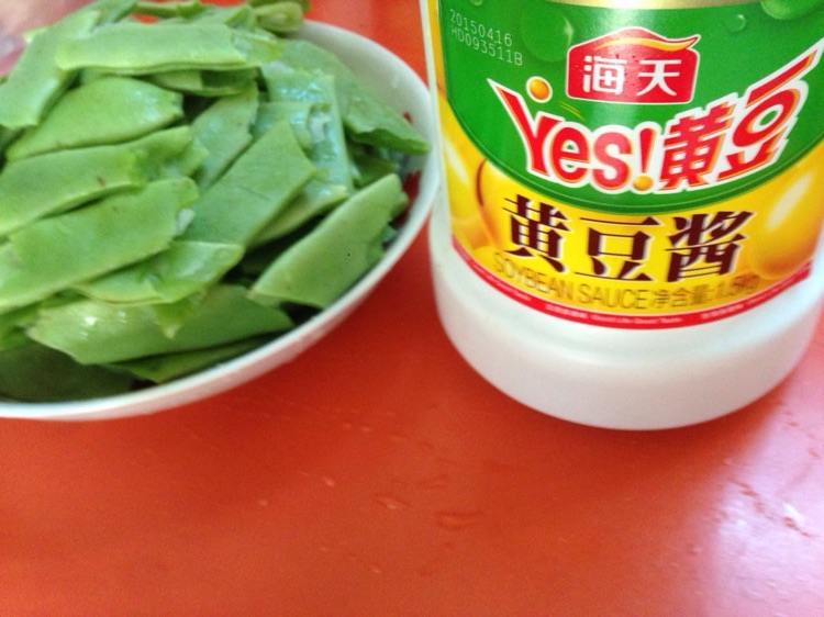 酱炒豆角的做法图解3