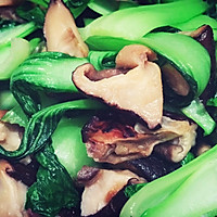 香菇炒上海青的做法图解6