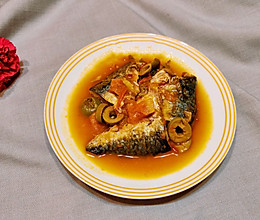 #秋天的第一条挪威青花鱼#青榄茄汁青花鱼的做法
