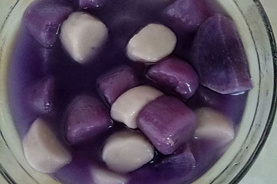 紫薯芋圆汤