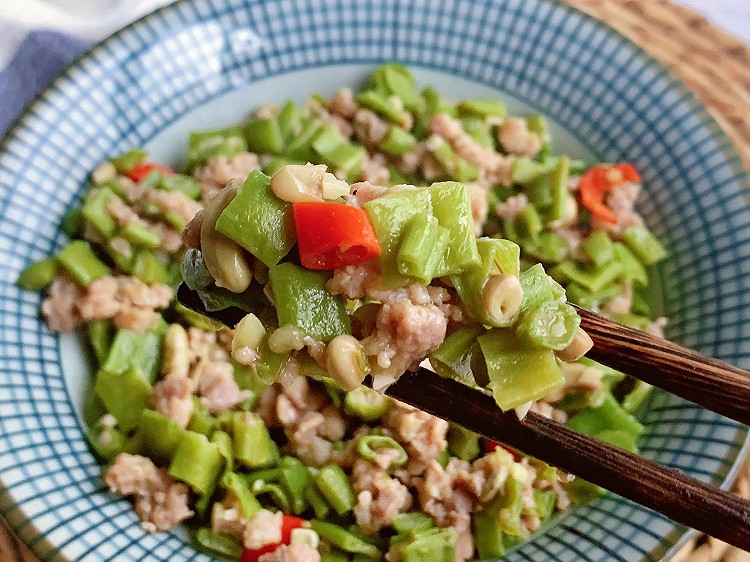 肉末豆角的做法