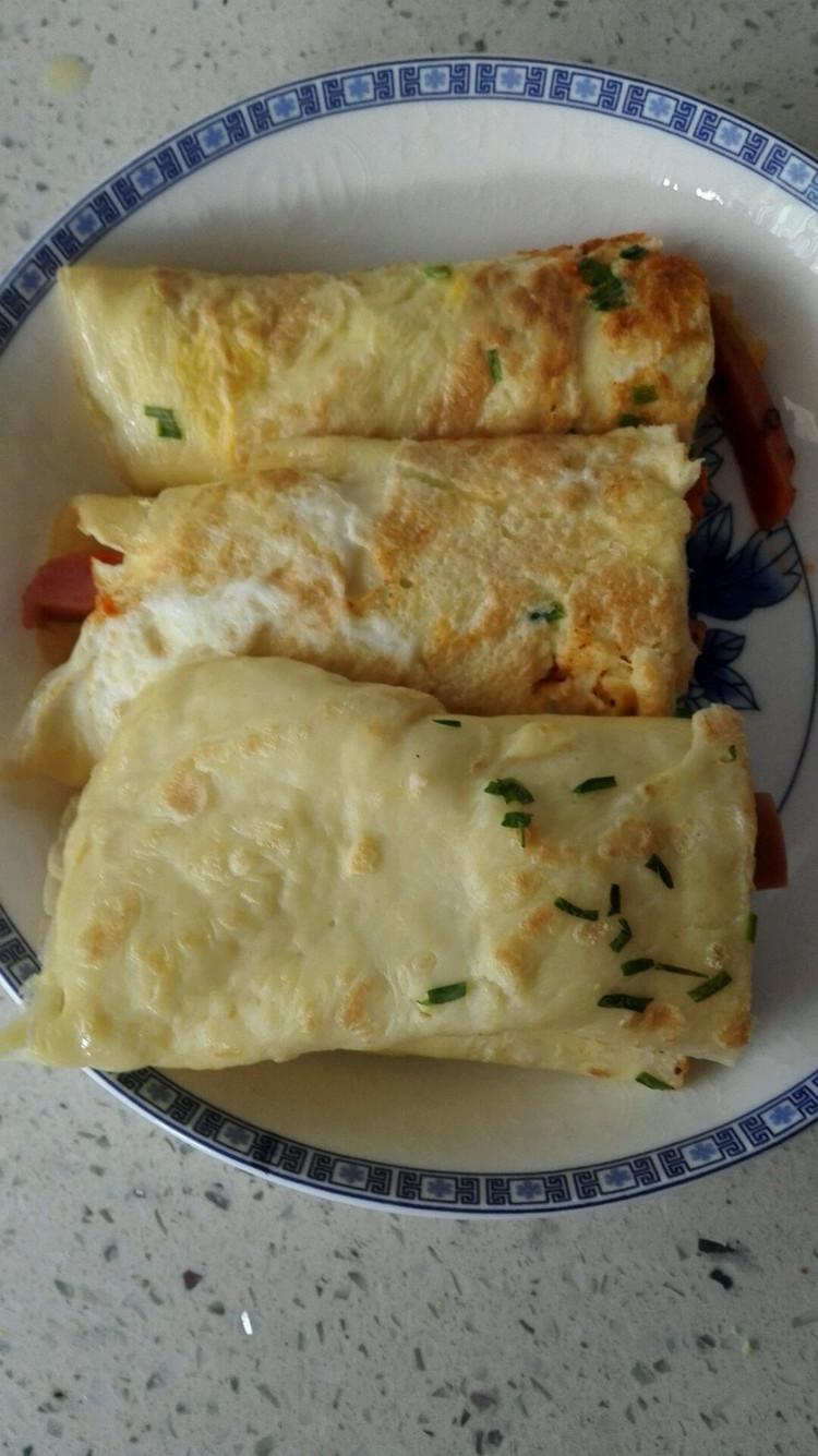 简单早餐鸡蛋饼的做法