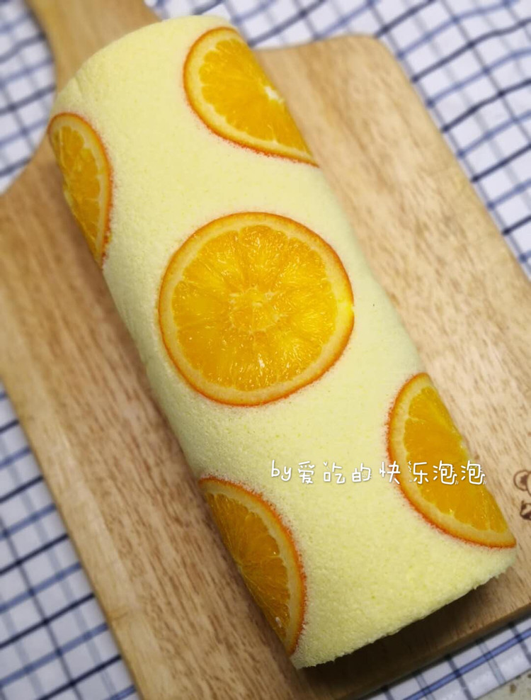 橙香毛巾蛋糕卷的做法