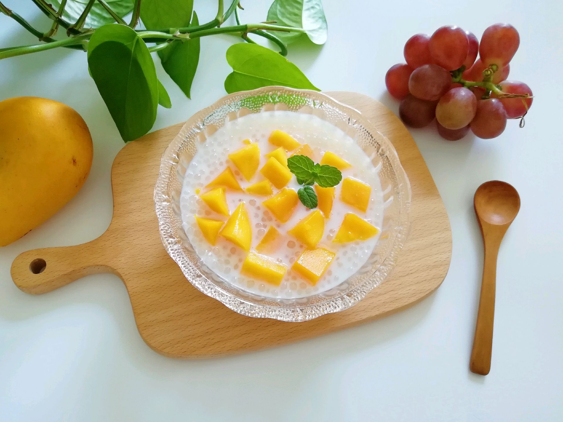 超快手的椰奶芒果糕（椰树椰汁版）的做法步骤图 - 君之博客|阳光烘站