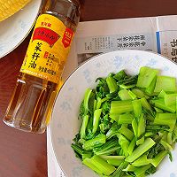 #菜油就选外婆乡，新鲜开榨抢先尝#炒油菜的做法图解3