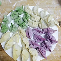 五彩饺子的做法图解5