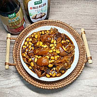 #万物皆可搭#家常下饭菜：红烧猪蹄，黄豆焖猪蹄的做法图解10