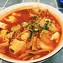 韩式五花肉泡菜豆腐汤
