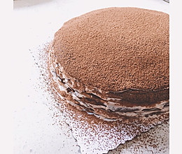 巧克力千层蛋糕（完胜awfully chocolate）的做法