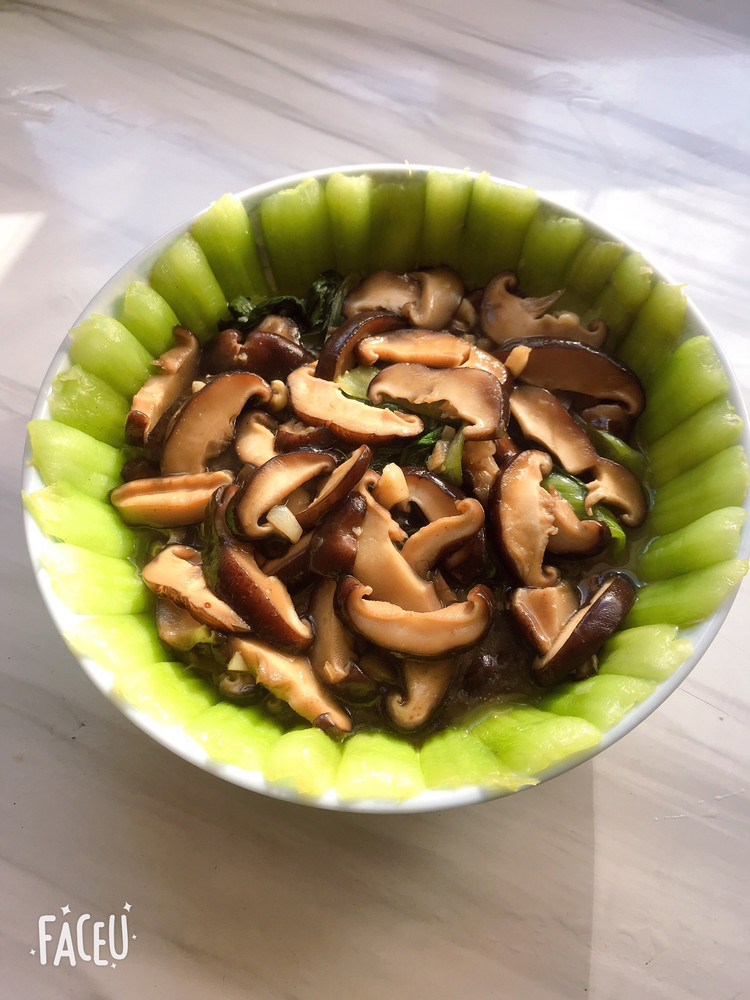 香菇油菜的做法